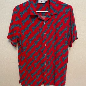 Disneyland button down shirt